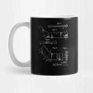 Hockey Stick Vintage Patent Drawing Mug